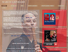 Tablet Screenshot of marcolienhard.com